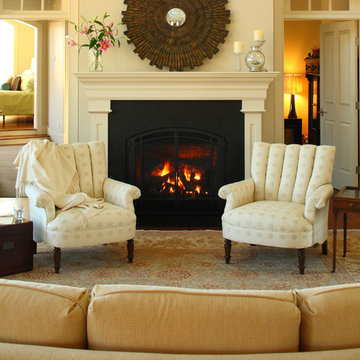 South Portland Living Room Fireplace