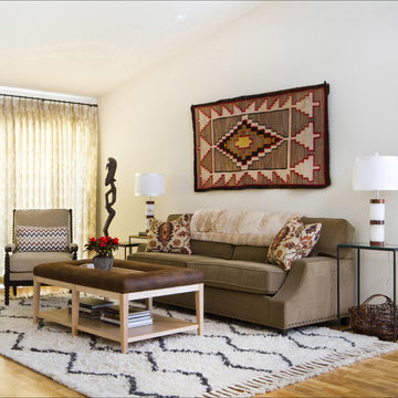 Southwestern style Living room