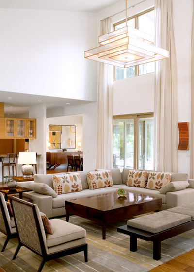 Contemporary Living Room by Cravotta Interiors