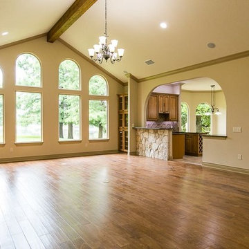 Spacious Living Area with Vaulted Ceiling