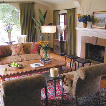 Spanish Revival Living Room in Glendale, CA