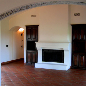 Spanish style Living Room in Santa Barbara CA
