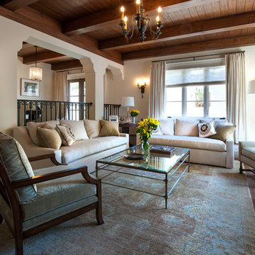 Spanish White Mediterranean Living Room