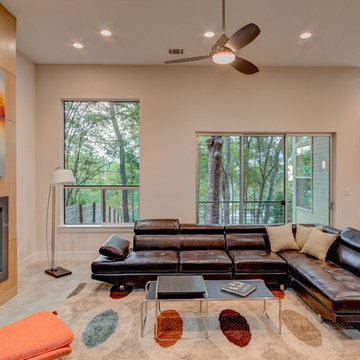 Spec Home B Interior Staging for Amick + Associates, Austin Texas