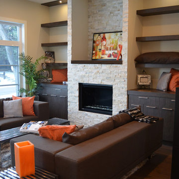 Splitface Fireplace - Photos & Ideas | Houzz