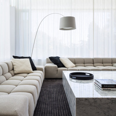 Contemporary Living Room by D'Cruz Design Group