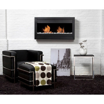 Square 2 Wall Mounted Ethanol Fireplace