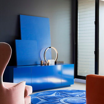 St Kilda Colour Pop Apartment living room