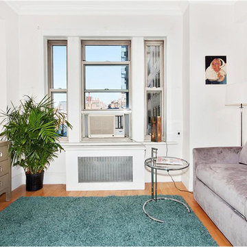 Staging one-bedroom Co-op in Greenwich Village, Manhattan, 400 ft²