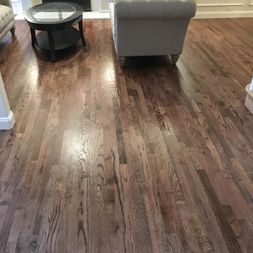 Stained Red Oak Hardwood Floors Throughout. - WOODINVILLE WA