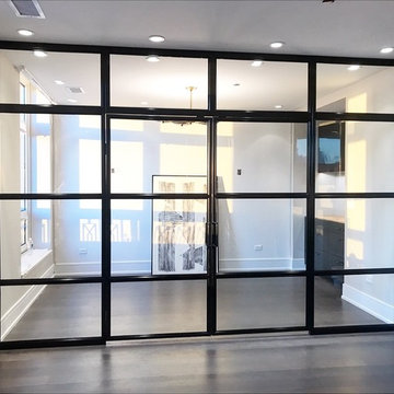 Steel + Glass Wall