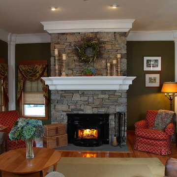Stone Fireplace Living Room