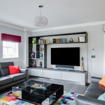 Stone Grey Kitchen & Living Area