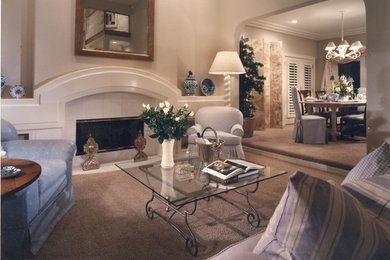 Design ideas for a classic living room in Sacramento.