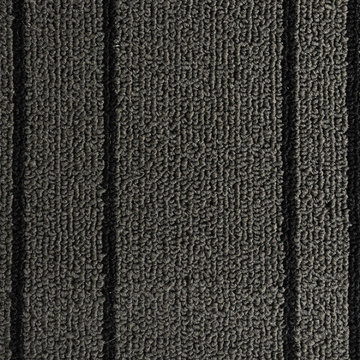 Striped Loop Berber Carpet Charcoal