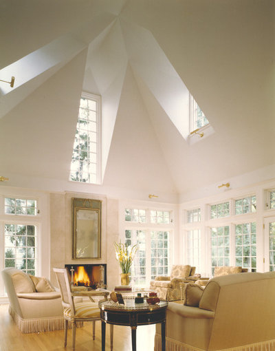 Traditional Living Room by Stuart Cohen & Julie Hacker Architects LLC