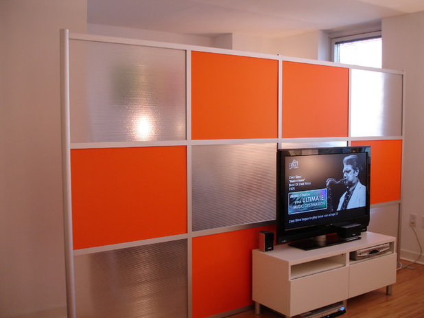 Modern Living Room by iDivide Modern Modular Walls