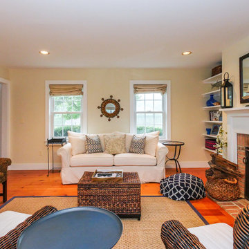 Stunning Living Room with New Double Hung Windows