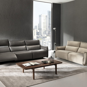 Stupore C027 Recliner Sofa Set by Natuzzi Editions