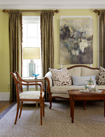 Traditional Living Room by Jules Duffy Designs
