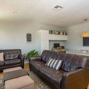 Inspiration for a mid-century modern living room remodel in San Luis Obispo