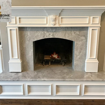 Super White Premium Fireplace