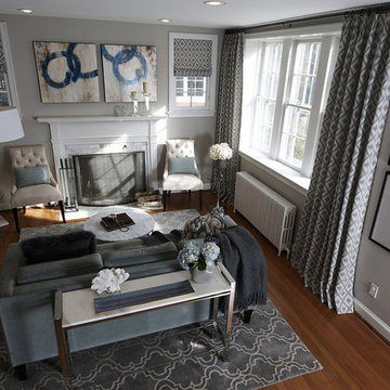 Sweet Sophistication: Living Room