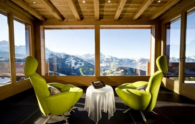 Houzz Tour: A Stylish Alpine Chalet With Incredible Mountain Views