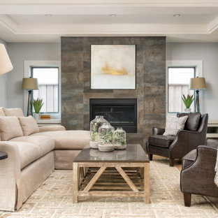 75 Beautiful All Fireplaces Beige Floor Living Room Pictures Ideas July 2021 Houzz