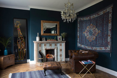 Inspiration for an eclectic living room in Other.