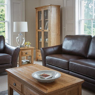 Taunton Brushed Oak Living Room