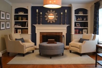 Living room - traditional living room idea in DC Metro