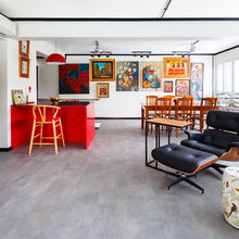 Houzz Tour: Chinoiserie Meets Industrial for a Single Gal