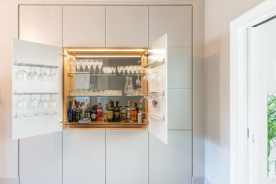 Custom made home bar with storage - Terenure, Dublin
