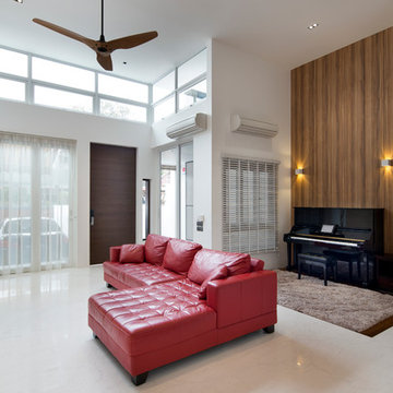 Terrace house in North East part of Singapore
