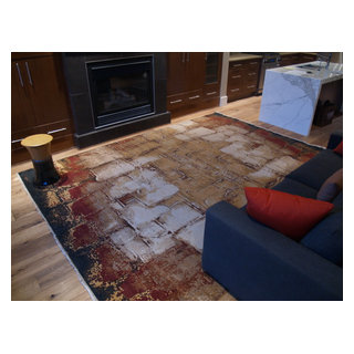 Texture Design - Modern - Living Room - Calgary - by Indo Designer Rugs ...