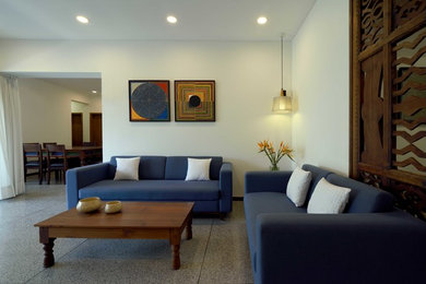 Design ideas for a living room in Ahmedabad.