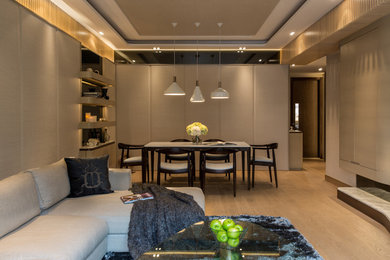 Living room - contemporary living room idea in Hong Kong