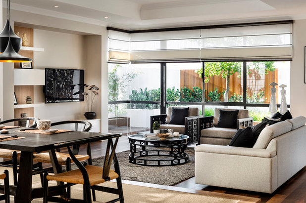 Asian Living Room by Webb & Brown-Neaves