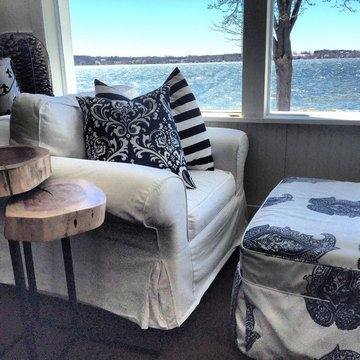 the beach house reading nook