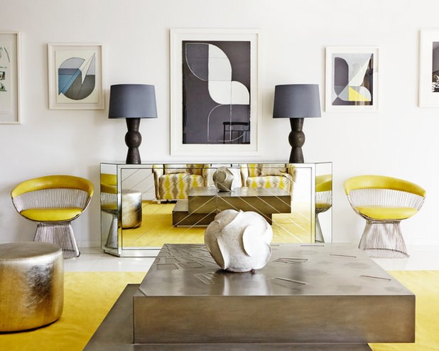 Contemporary Living Room by E & A Interiors