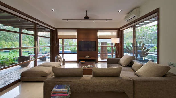 Contemporary Family Room by Hiren Patel Architects