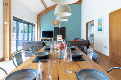 Inspiration for a classic dining room in Cornwall.