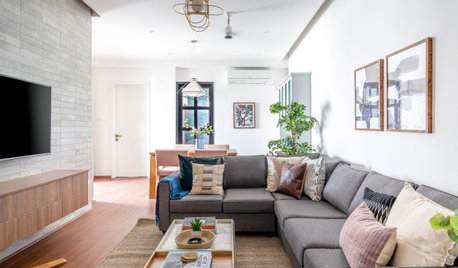 Houzz Tour: A New Flat is Given an Elegant, Space-smart Makeover