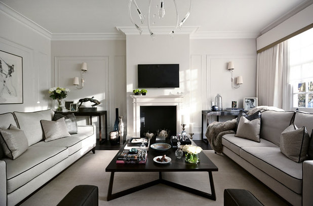 Contemporary Living Room by Bailey London Interior Design & Build