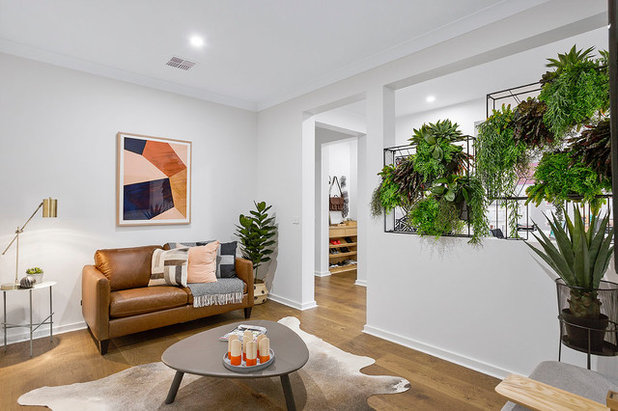 Contemporary Living Room by Adenbrook Homes