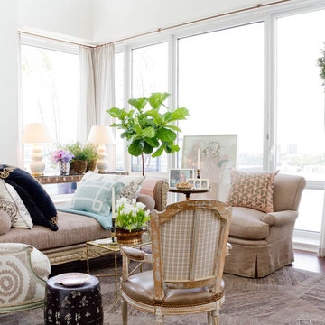 The Living Room: Susan Zises Green, Inc. ASID