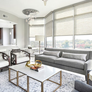 The Luxe in Midtown: Living Room