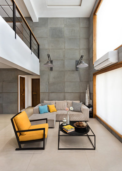 Industrial Living Room by Studio Nishita Kamdar