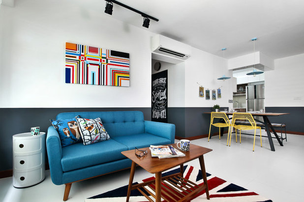 Asian Living Room by Versaform
